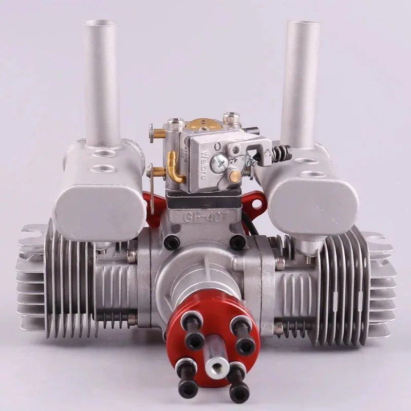 Фото Бензиновый двигатель RCGF 40CC Twin (40CCT Twin Cylinder) RCGF40 для радиоуправляемых моделей самолетов 40CC T №3