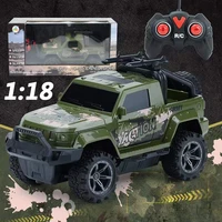 118 military chariot alloy cars toy for children boy high speed remote control military off road vehicle model for kids gift
