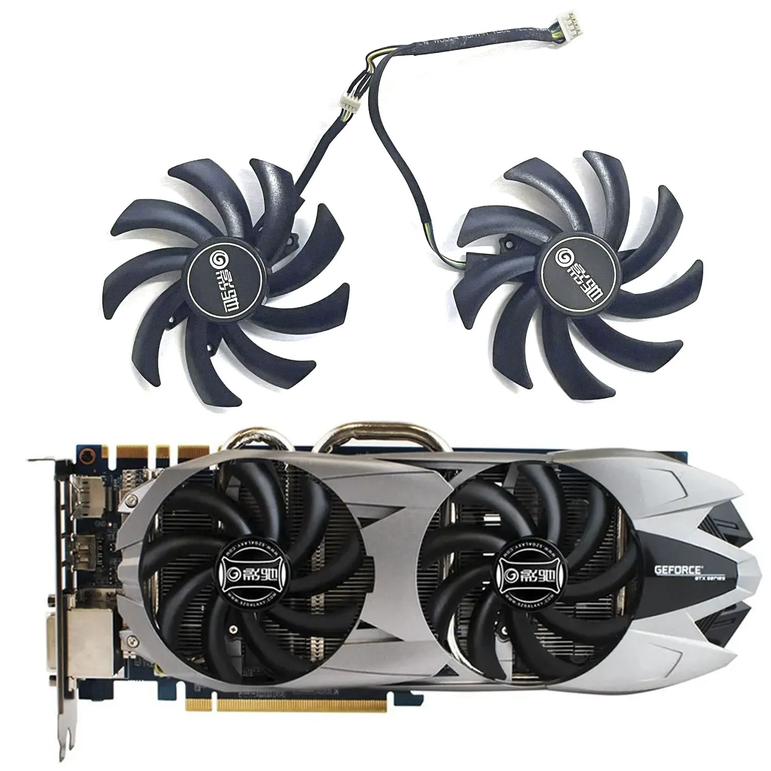 Кулер для видеокарты Galax GeForce GTX 760, 85 мм