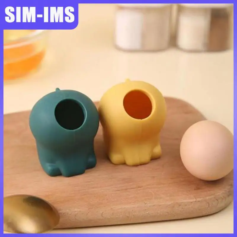 

Food Grade Silicone Egg Splitter Cute Cartoon Modeling Egg Yolk Sucker Kitchen Accessories Household Egg Suction Egg Divider