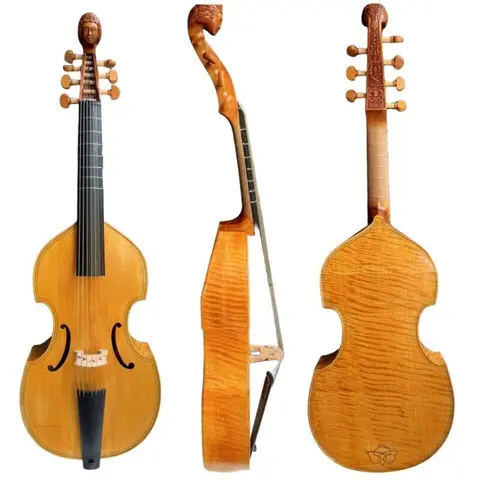 Профессиональная виолончель Baroque, 7 струн, 27 дюймов