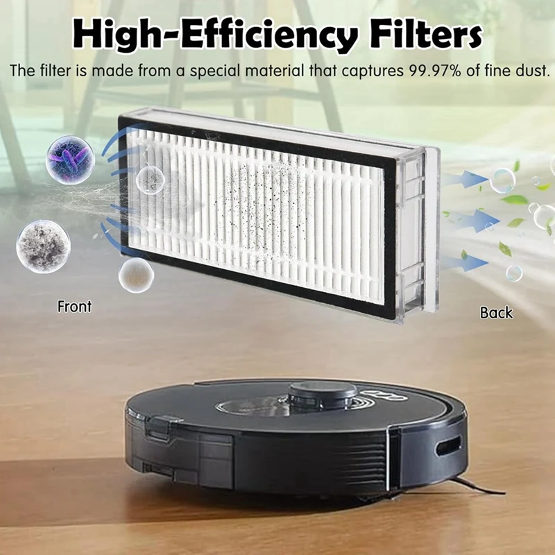 Для Roborock Q5 Max+/Q5 Duoroller+ робот-пылесос основная боковая щетка фильтр Hepa мешки для