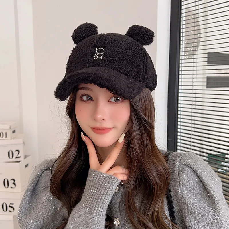 Официальный флагманский магазин Jiao Xia плюшевый чепчик детская осенне-зимняя