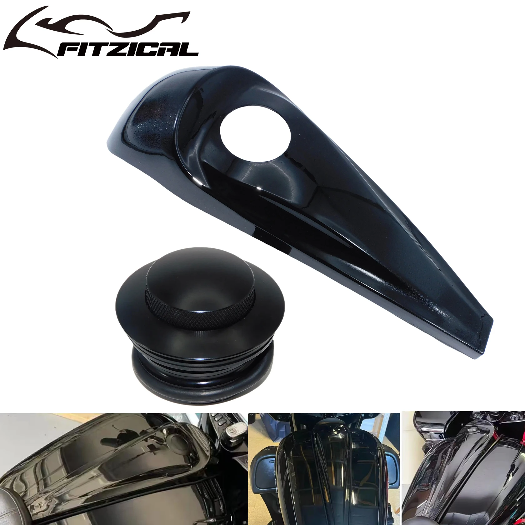 Мотоциклетная АБС-пластик гладкая приборная панель крышка бензобака накладка