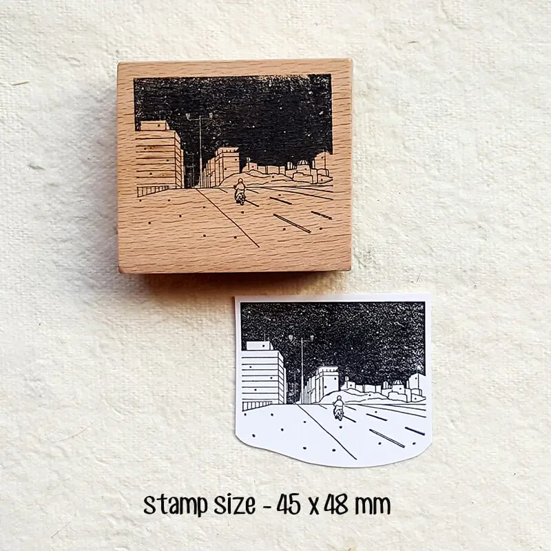 

Деревянные штампы для скрапбукинга "Под звездным небом", 7 шт.