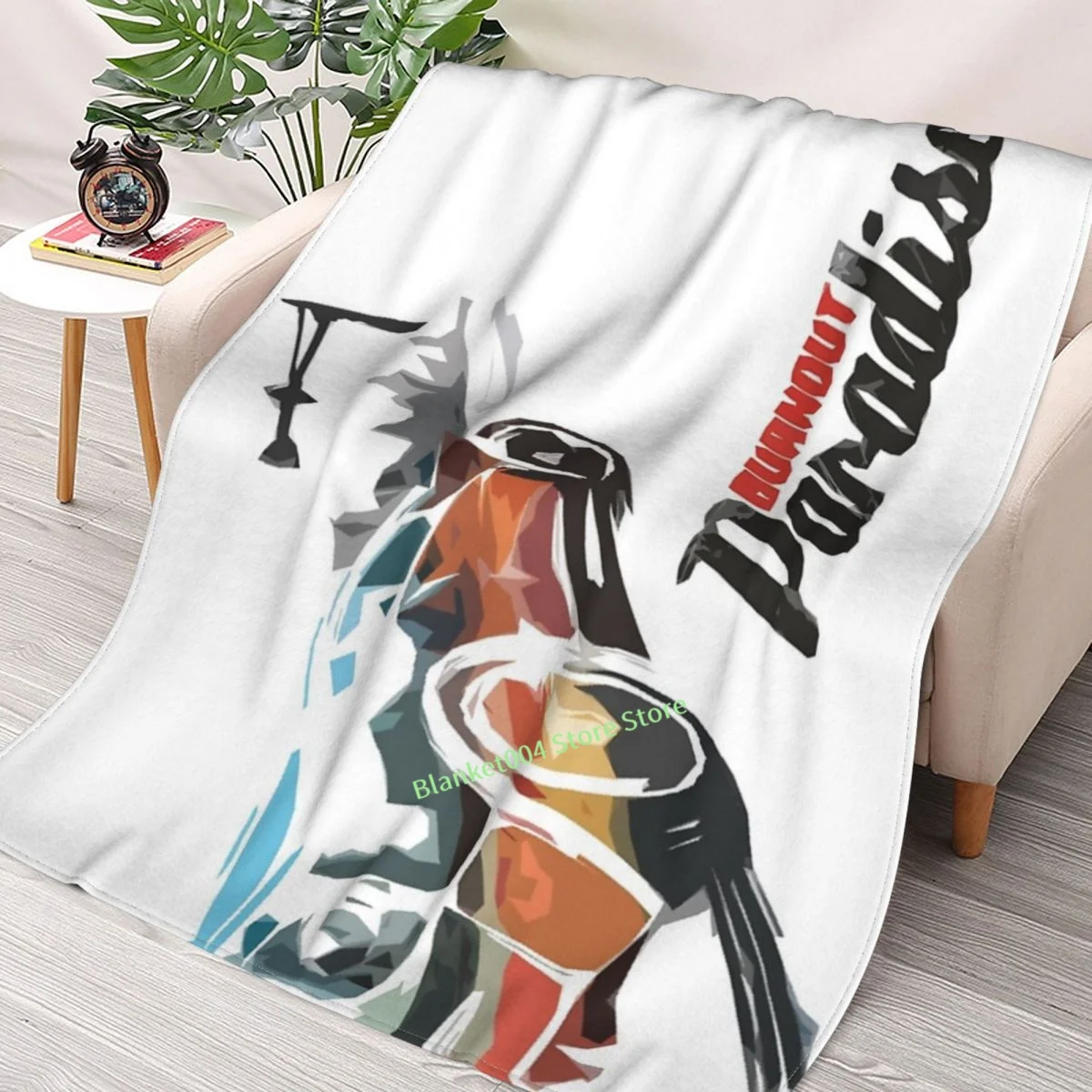 Диванное одеяло с 3D рисунком декоративное Рай для детей и взрослых