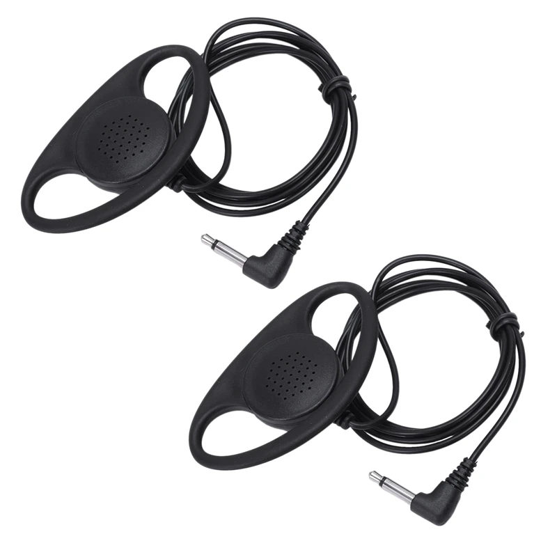 

2X Mono Headphone Headphone Headset Earphone Dual Channel 3.5Mm Jack For Laptop PC Skype Voip ICQ