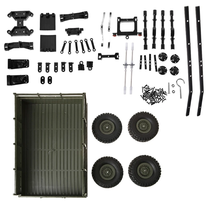 

Upgrade Trailer DIY Part Set For WPL 1/16 Military Truck RC Car DIY Accessories