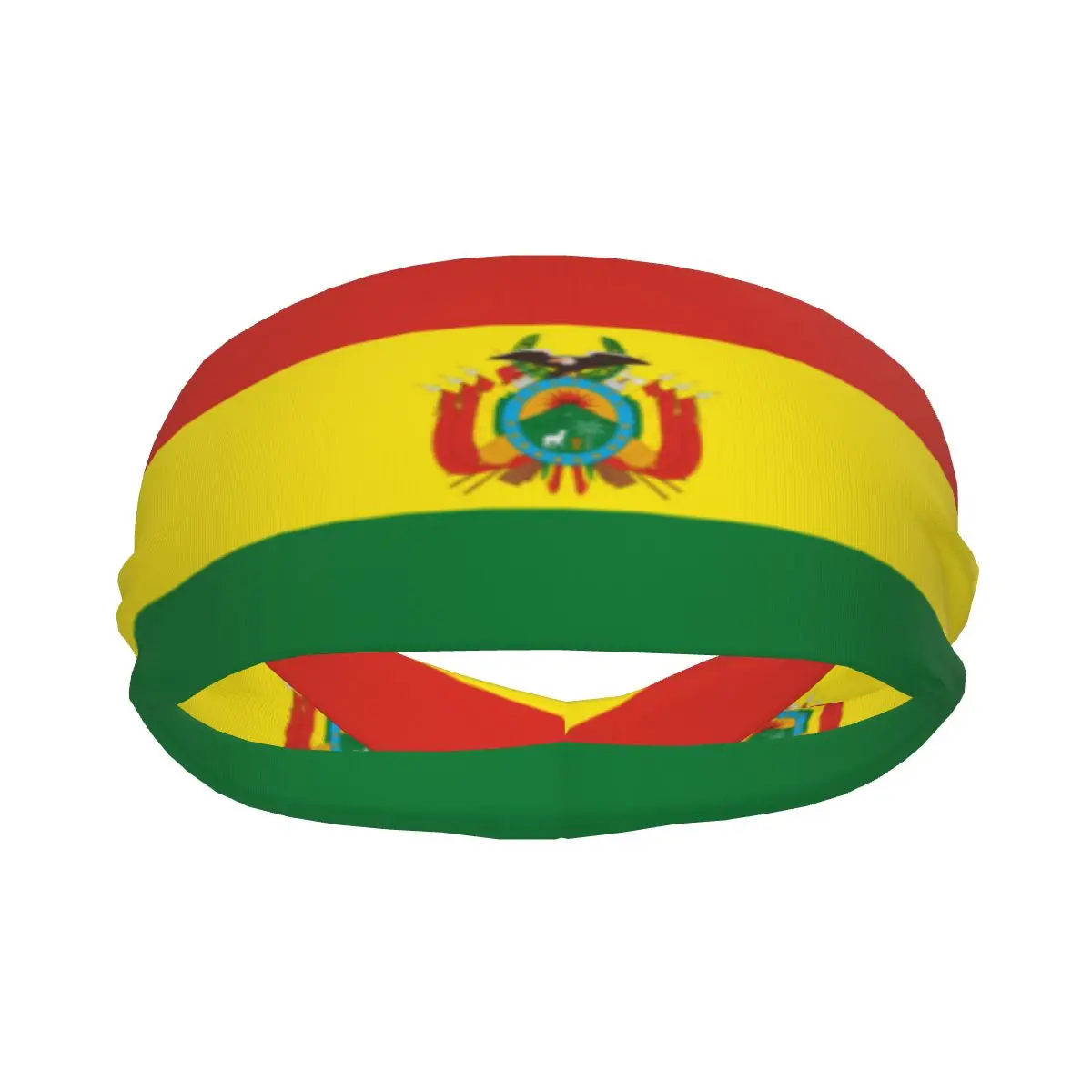 

Headband Sports Yoga Fitness Stretch Sweatband Hair Band Elasticity Headband Flag Of Bolivia
