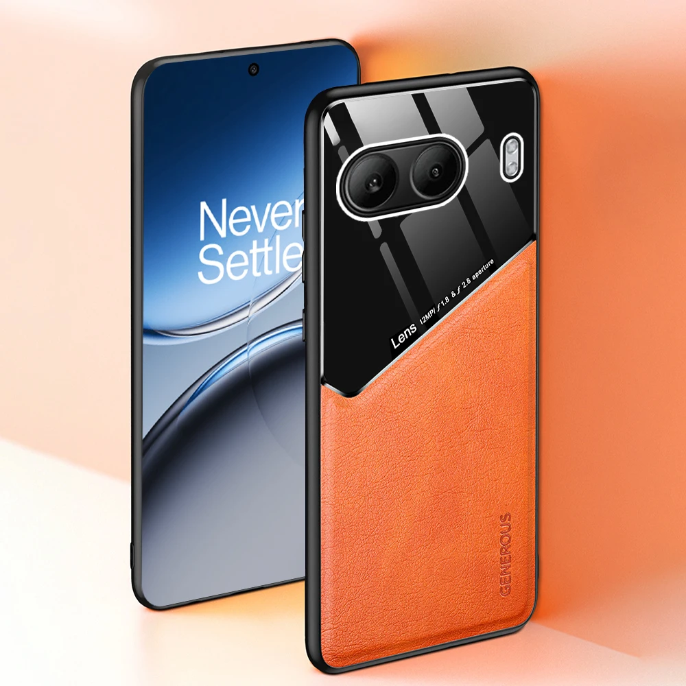 Для OnePlus Nord4 Nord 4 5G чехол встроенная Магнитная пластина из искусственной кожи