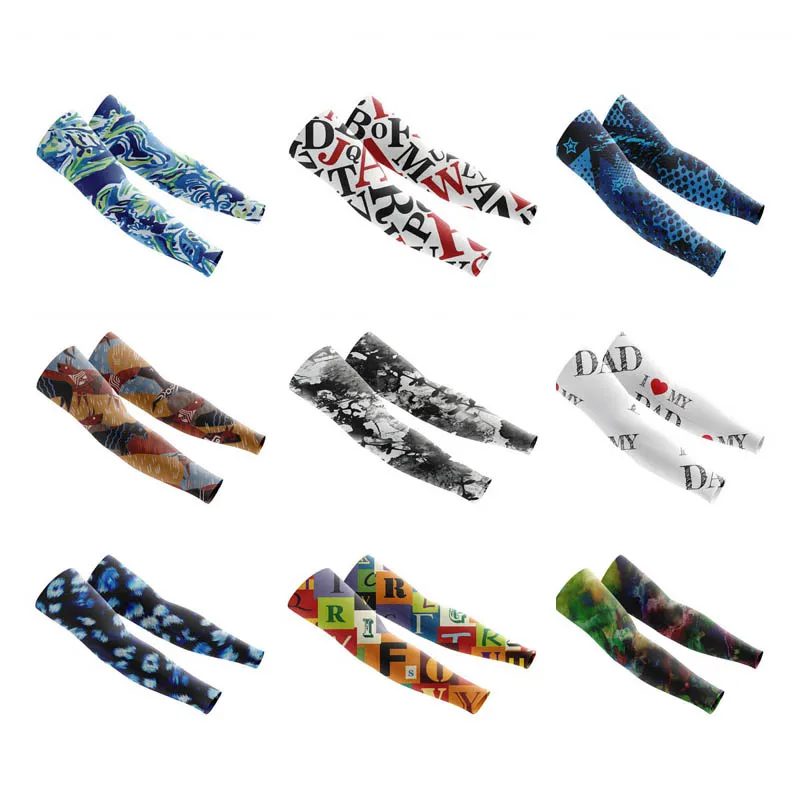 

Велосипедная грелка для рук, летняя ледяная ткань, для бега, велосипедные рукава, унисекс, дышащая защита от солнца, манжеты для волейбола, чехлы Leica