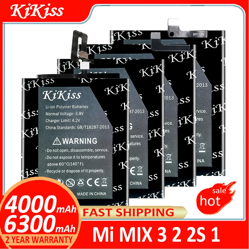 

Battery For Xiaomi Mi MIX 3 2 MIX3 MIX2 MAX 2 MAX2 Replacement Bateria BM3K BM3B BM49 BM50 Lithium Polymer Phone Battery