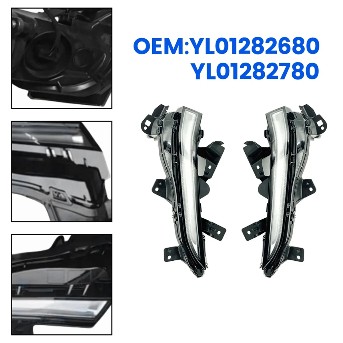 Автомобильные дневные ходовые огни указатели поворота лампы для Peugeot 508L левый