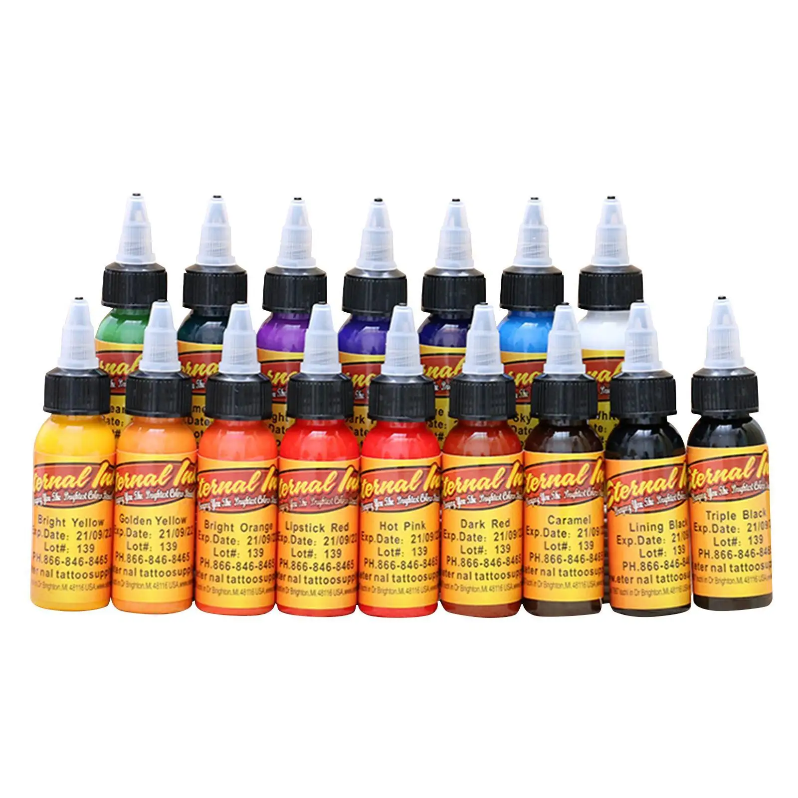 

Ink pigment Pigment Kit 1oz (30ml) Pure color Durable for Beauty Tools