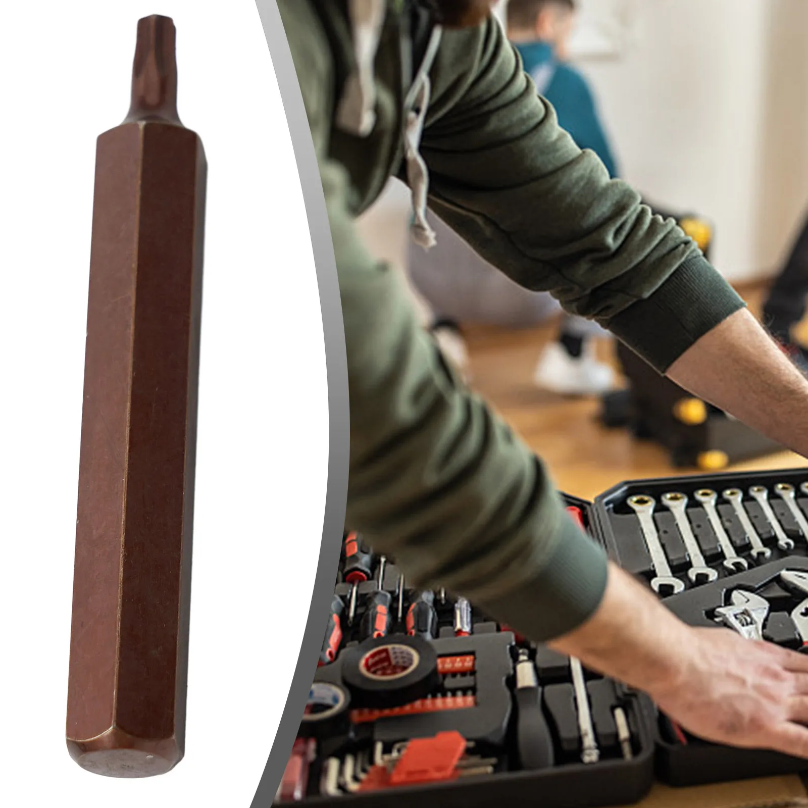 1 шт. 75 мм магнитная отвертка Torx 10 с шестигранным хвостовиком для электрического