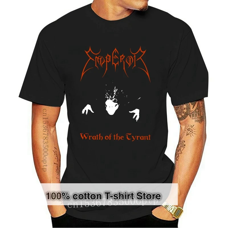 

Emperor Wrath of the Tyrants Black Metal offiziell T-Shirt Herren Classic Cotton Men Round Collar Short Sleeve top tee