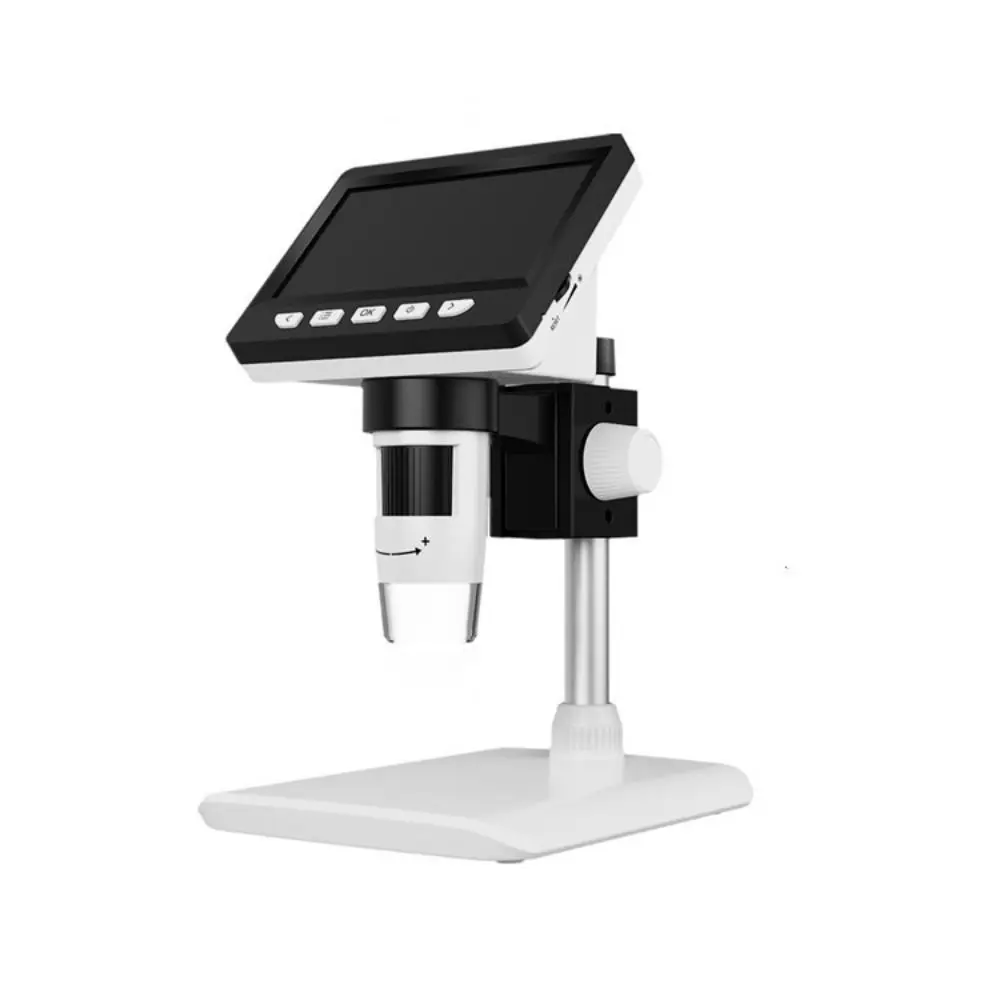 Профессиональный цифровой микроскоп 4 3 дюйма 50-2000x1080 мАч для пайки ремонт