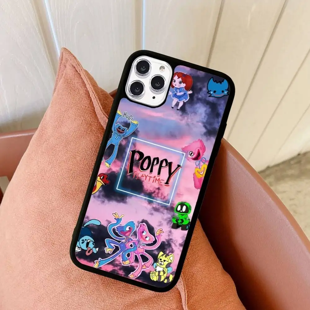 Фото Чехол для телефона Game Poppy Playtime для iPhone 17 16 Pro Max Air 13 12 Mini 14 15 Plus 11, задняя крышка из PC+TPU №5