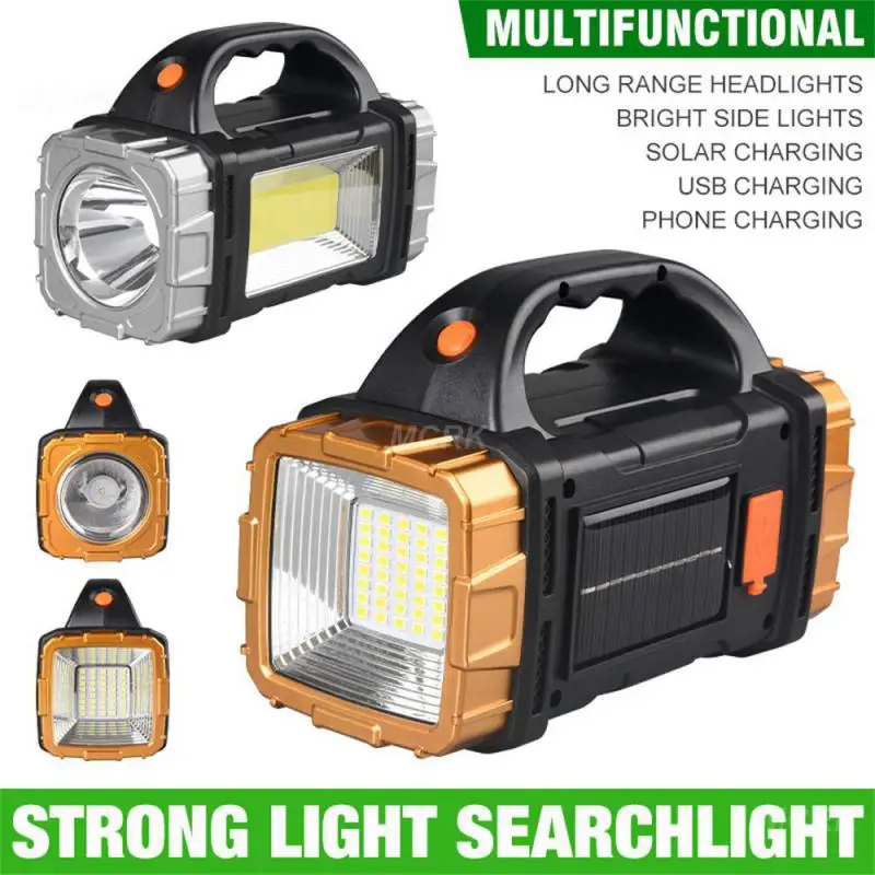 

Multi-Function Portable Searchlight Flashlight Outdoor Waterproof Rechargeable Led Emergency Light For Camp Hike Fishing Camping