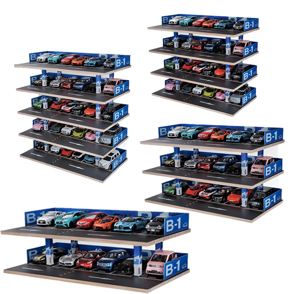 Модель автомобиля Diorama1/32 здание на 2-5 этажей миниатюрный гараж деревянная