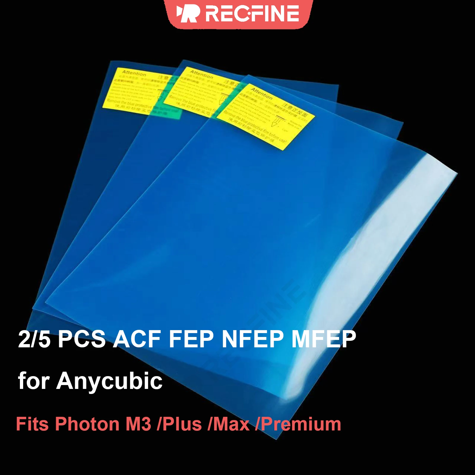 Фото Улучшенные 25 шт. пленок ACF FEP NFEP MFEP для 3D-принтеров Anycubic Photon M3 Plus Max Premium, аксессуары №1