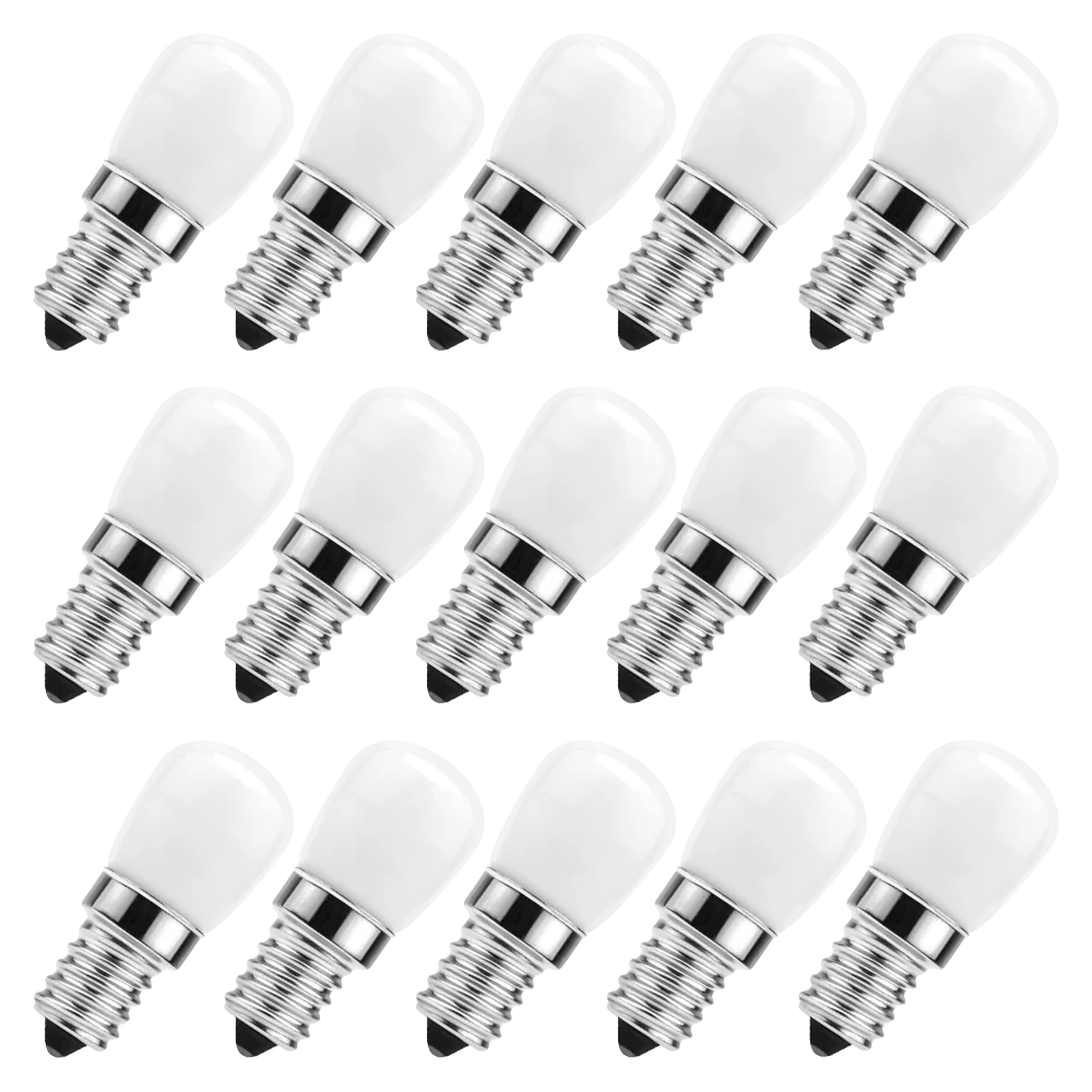LED Fridge Light Bulb E14 3W Refrigerator Corn bulb AC 220V Glass LED Lamp SMD2835 Replace Halogen Lights freezer microwave oven
