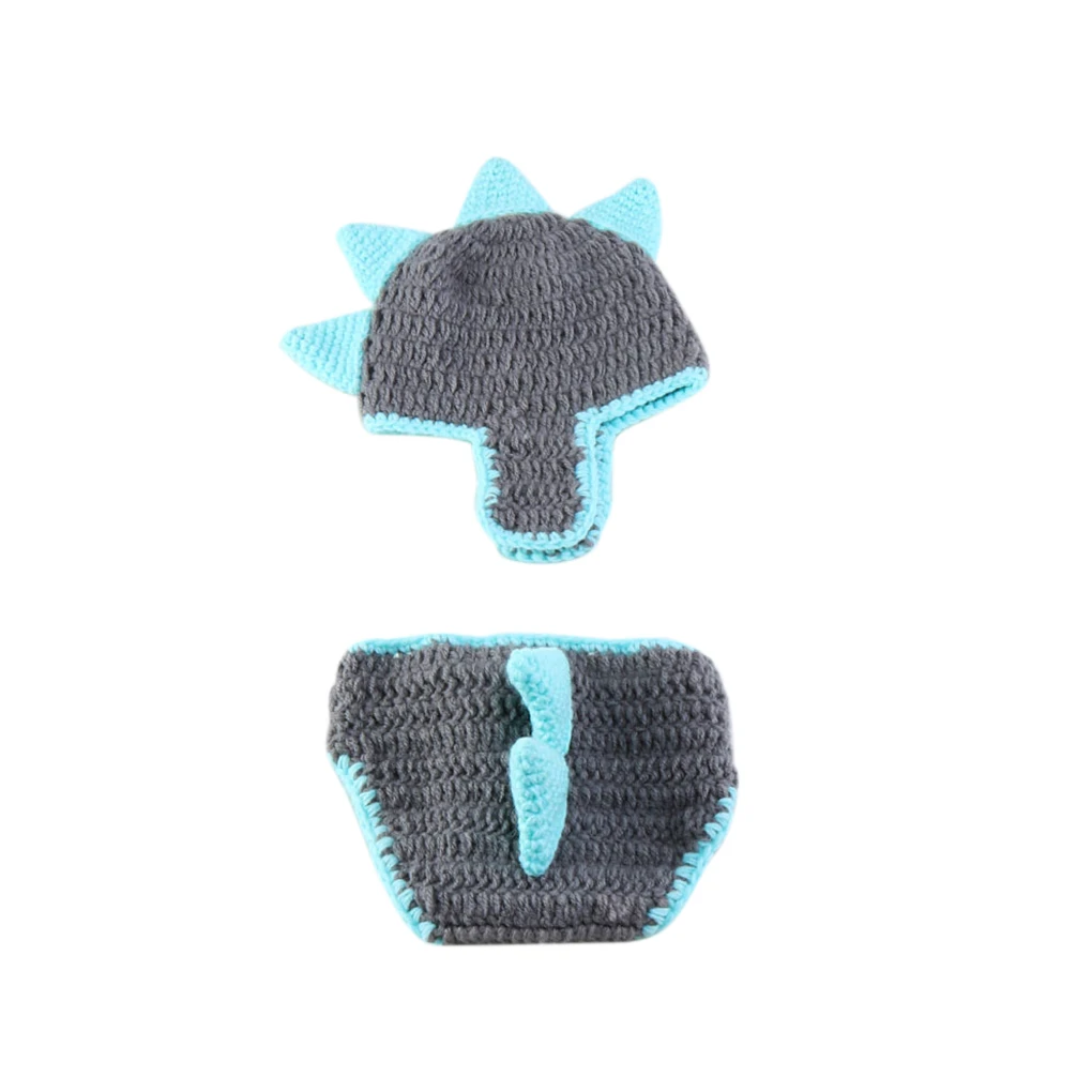 

Newborn Photography Props Crochet Baby Clothes Infant Boys Girls Costume Crocheted Handmade Outfit Baby Photo Shoot Accessories
