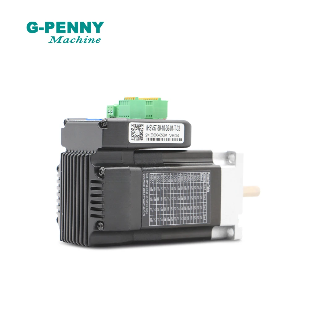 Бесплатная доставка! 100 Вт 36VDC встроенный серводвигатель с драйвером 41Oz-in 3000