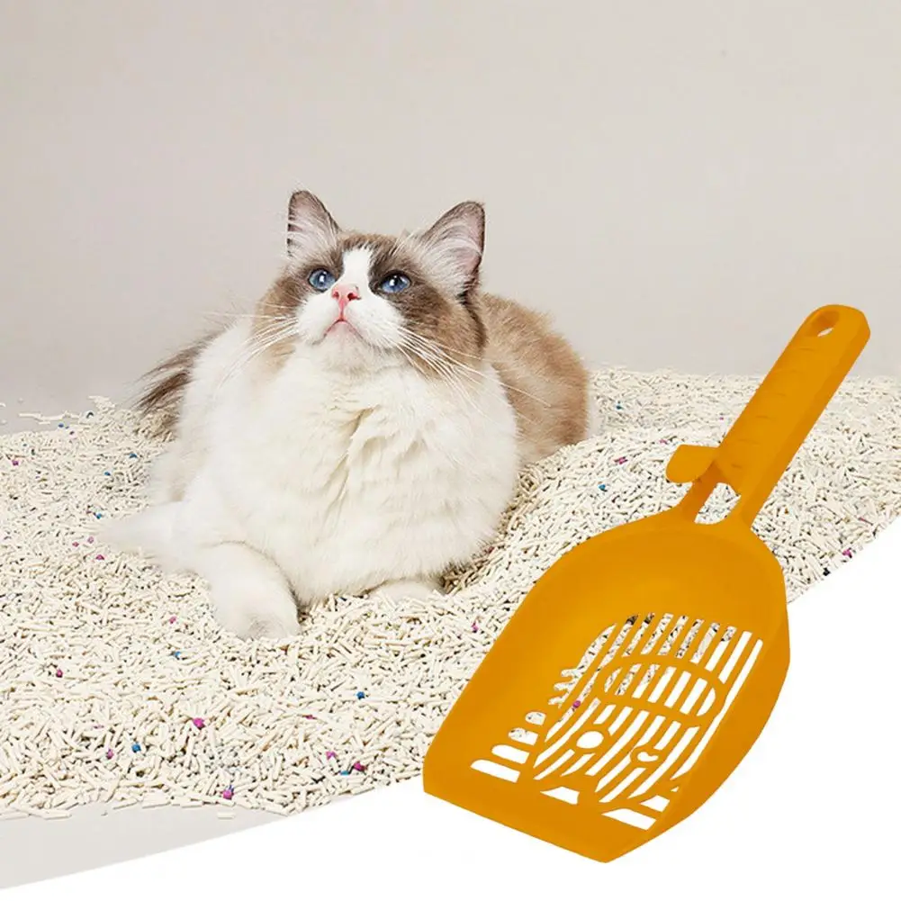 

Ergonomic Design Cat Litter Scooper Efficient Comfortable Pet Litter Scoop with Mesh Design Easy-to-clean Handle for Dogs