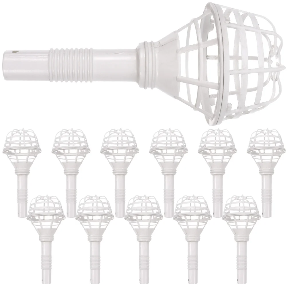 

12pcs Wedding Floral Handle Elegant Floral Bouquet Holder for Wedding Party