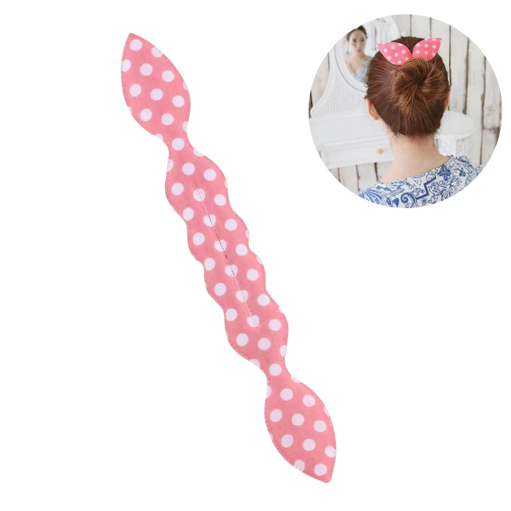 

Hair Ponytail Bun Maker Rabbit Ears Donut Holder Hair Styling Too Accessory (Random Style)