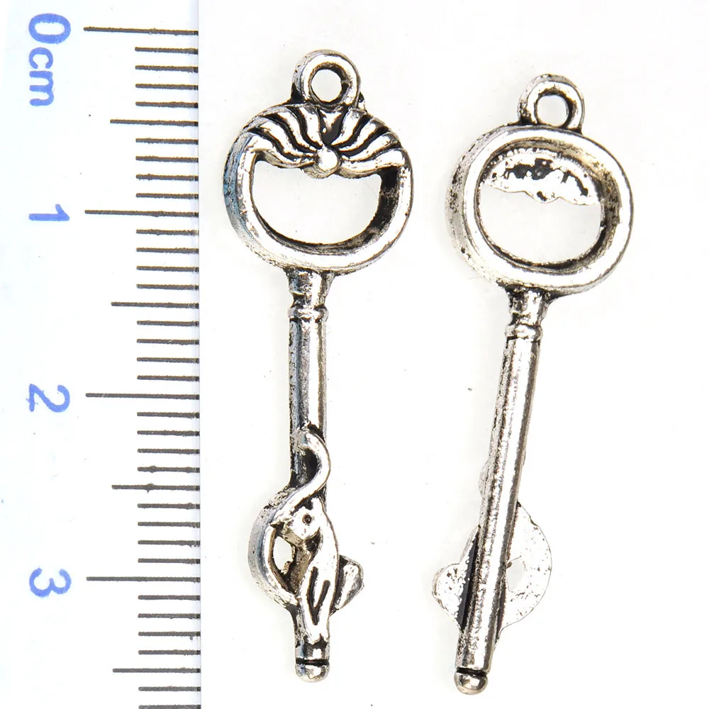 Фурнитура для сережек, Металлические Бриллианты для брелоков, красивые товары для рукоделия с леопардовым принтом, подвеска для костюма, ювелирные изделия 35x11 мм, 40 шт.