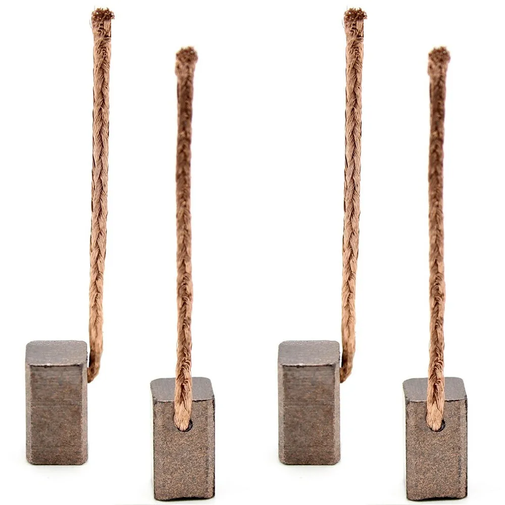 

8 Pcs Carbon Brush 6x6x10mm For Blower Motor, Fan Motor, Windshield Wiper Motor For Electric Motors Dremel Rotary Tool