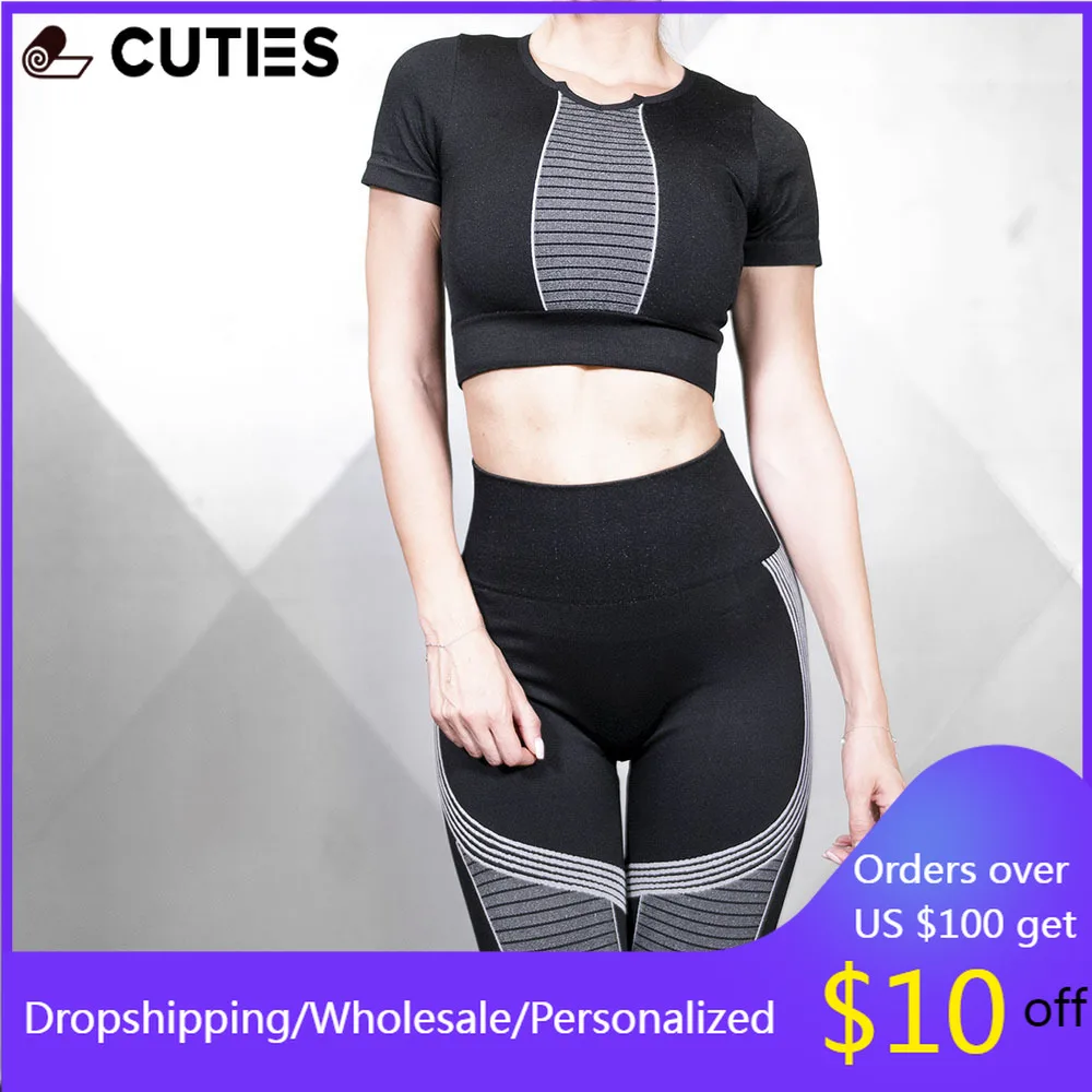 

Hollow Out High Waist Sports Leggings Tummy Control Biker Yoga Pants Women Stretchy Fitness Gym Tights Seamless Leggings
