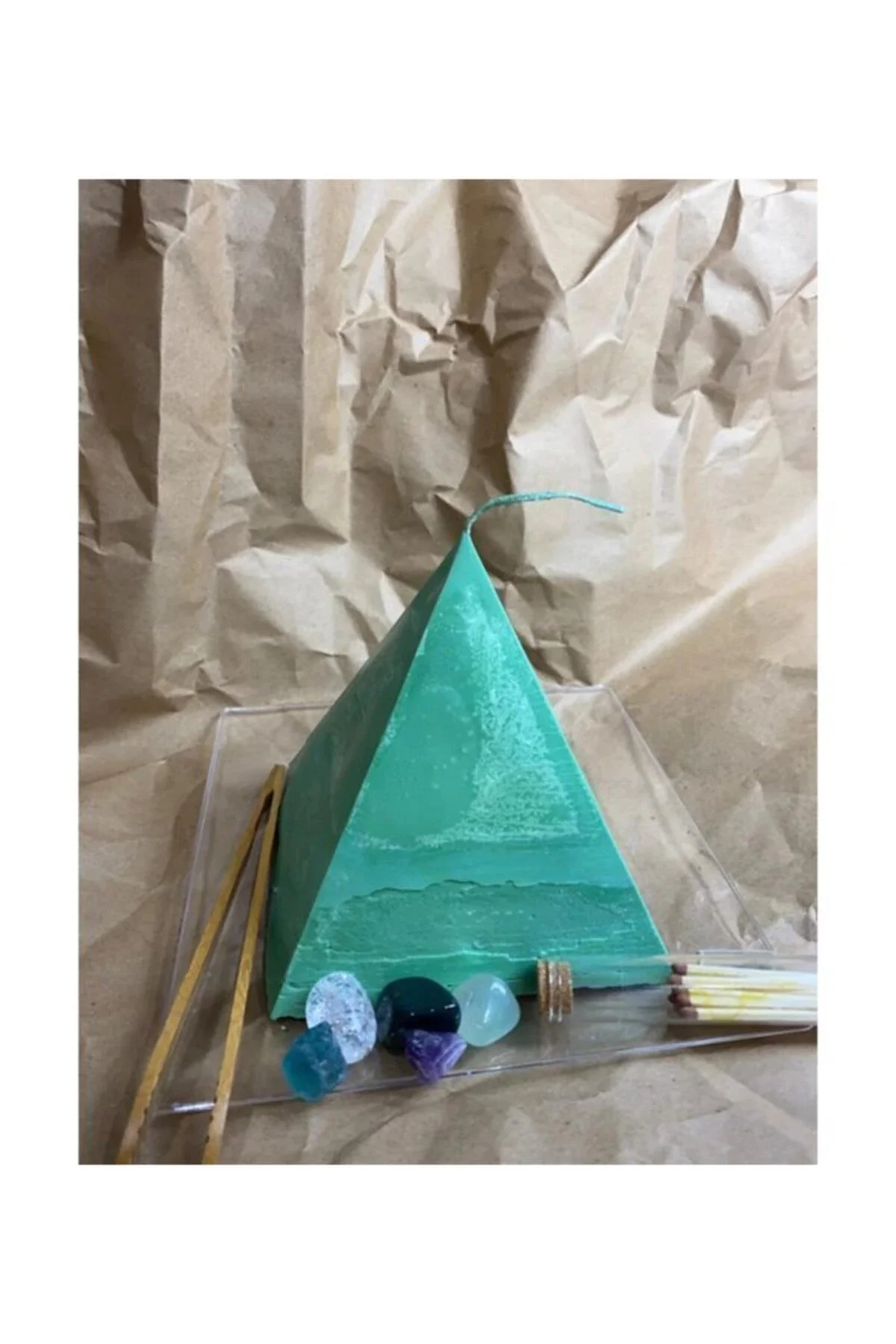 Натуральная домашняя Ароматизированная свеча в виде пирамиды Девы и Зодиака