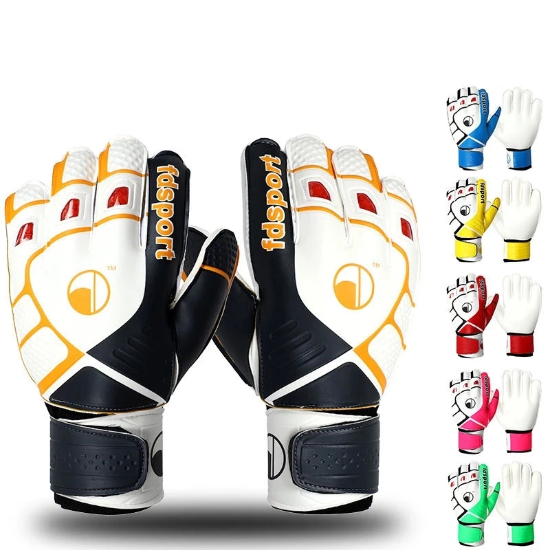 

Высококачественные Нескользящие латексные перчатки для футбола утолщенные профессиональные износостойкие перчатки для вратаря