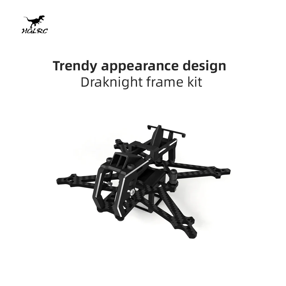 HGLRC Draknight 2-дюймовая сверхлегкая рама для зубочисток FPV колесная база 91 мм Freestyle