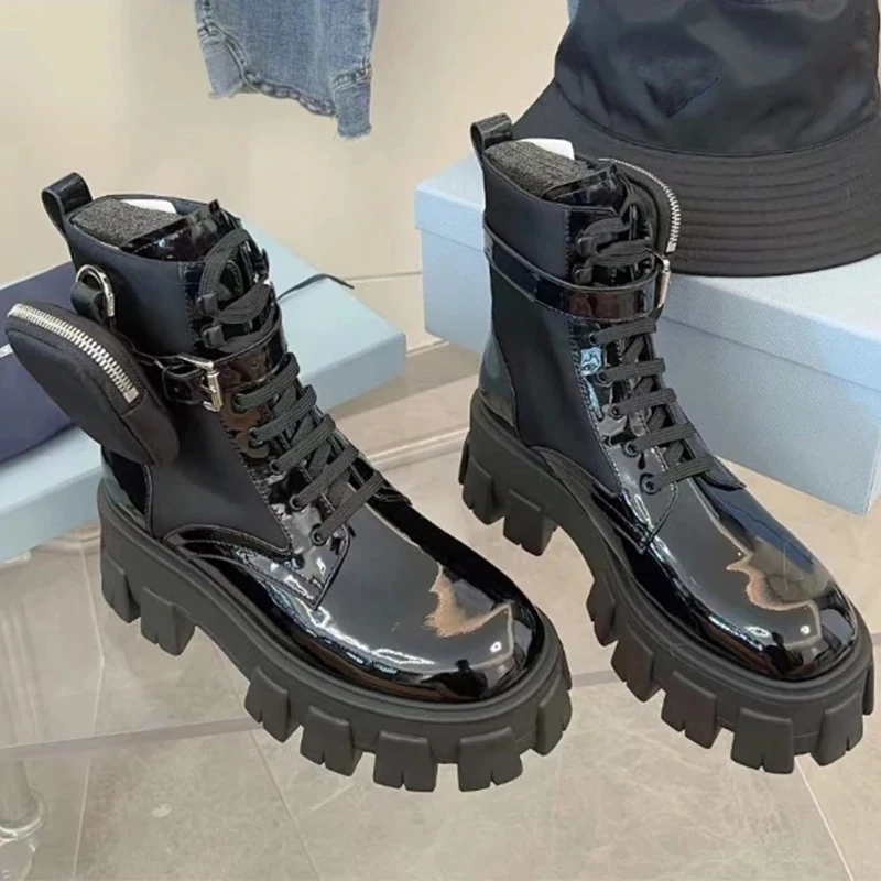 Женские ботильоны без застежек ПВХ круглый носок модельная обувь карамельные