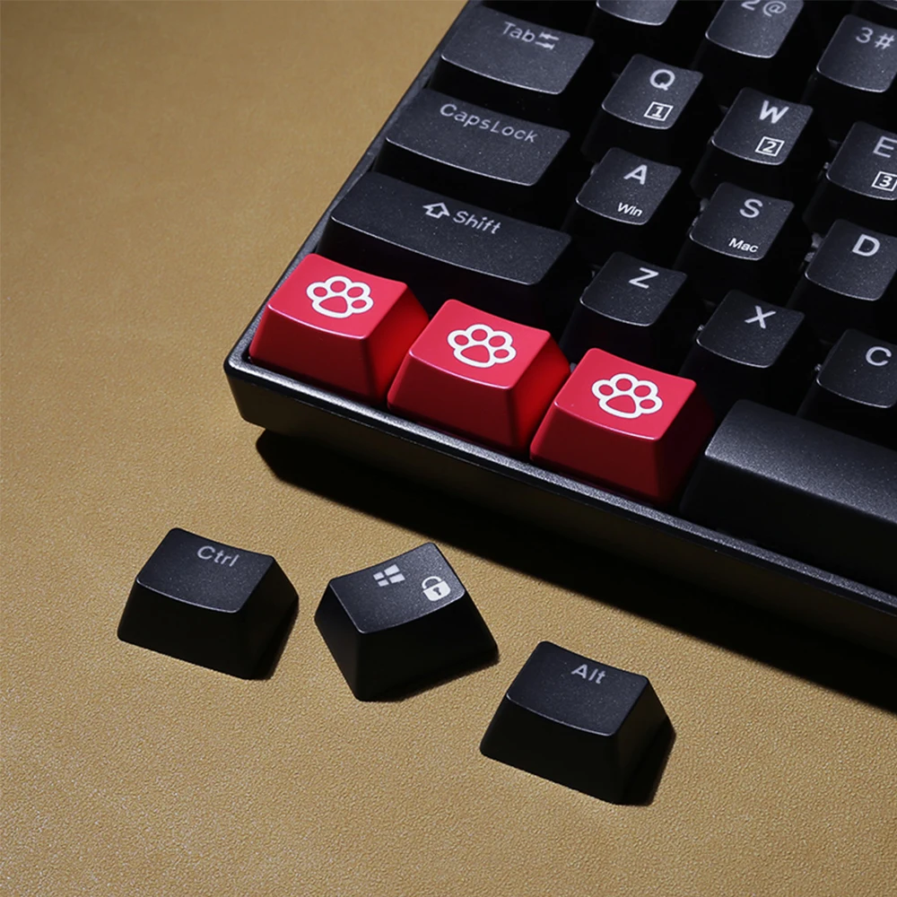 1 25U Колпачки для клавиш из АБС-пластика OEM с подсветкой CTRL ALT FN Механическая