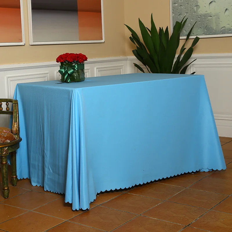

Thickening of pure color tablecloth rectangular table cloth table set of table cloth fabric_AN1707