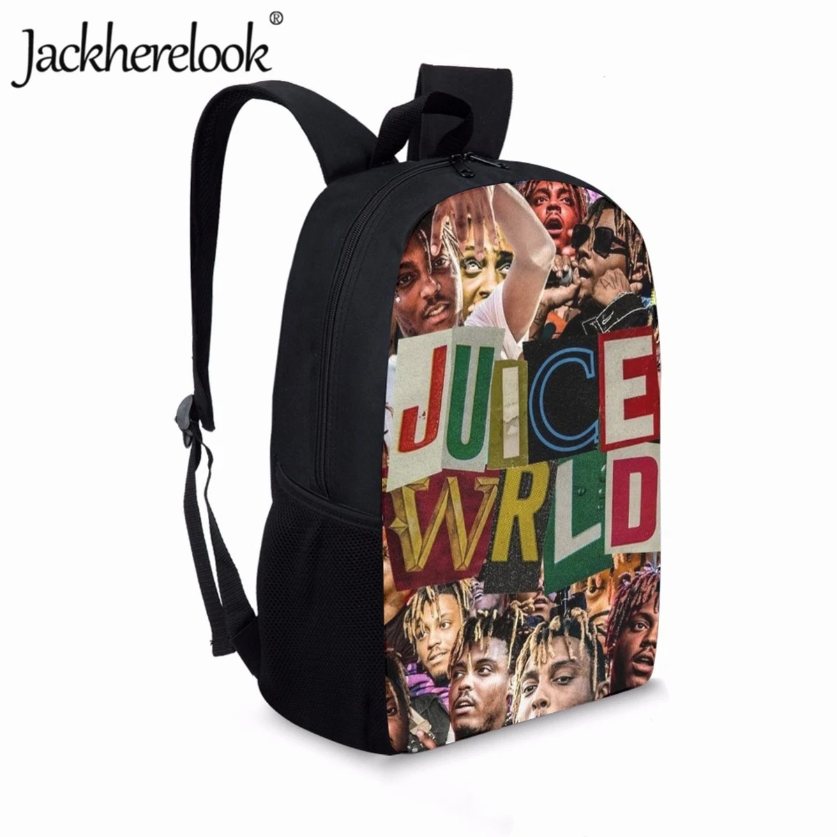Jackherelook Hip Hop American Retro Style School Bags Teenagers Fashion Backpacks Boys Girls Bookbags College Student Laptop Bag