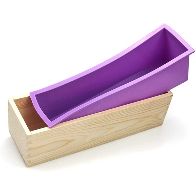 Набор силиконовых форм для мыла из 2 частей Прямоугольная силиконовая форма с