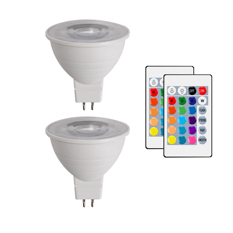 

Умная Светодиодная лампа MR16, Цветовая лампочка, неоновая вывеска RGB с контроллером, лампочка с регулируемой яркостью