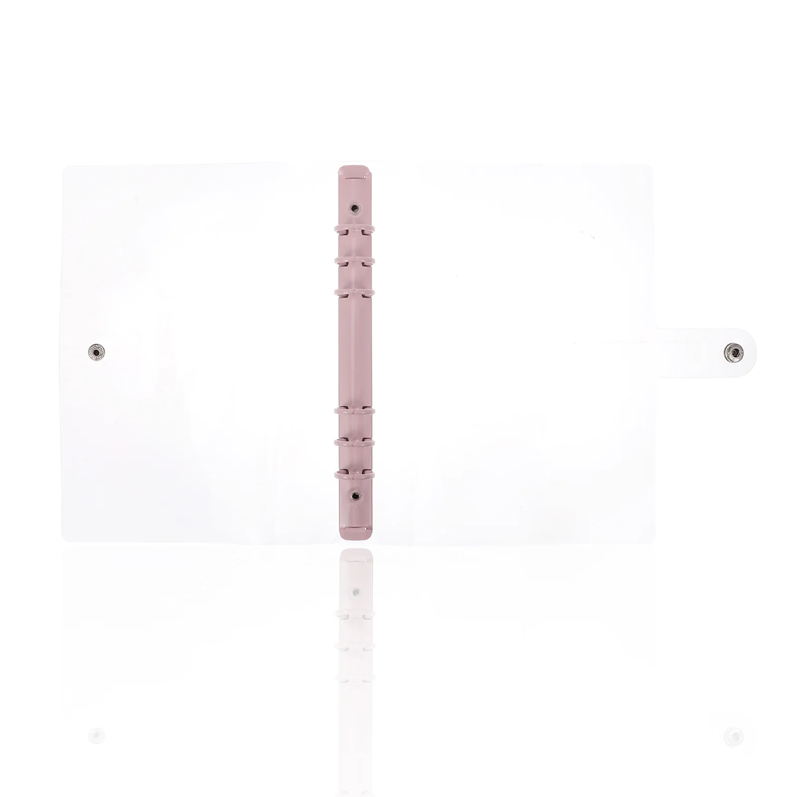 

Binder Cover Ring Notebook A6 Leaf Loose Folder Planner Protectors File Journal Organizer Clear Paper Notepad Cute Refillable