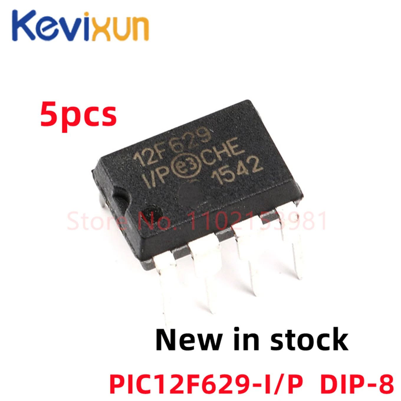 

5 шт. PIC12F629-I/P PIC12F629 12F629 DIP-8, 8-контактные 8-битные микроконтроллеры CMOS на основе вспышки