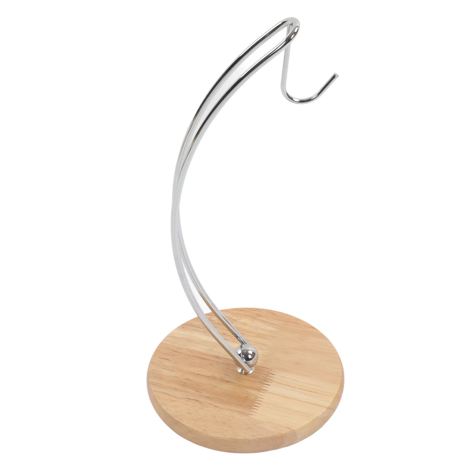 

Banana Hanger for Kitchen Countertop Storage Display Organizer Solid Wood Stainless Steel Banana Hanger Stand Kitcken Organizer
