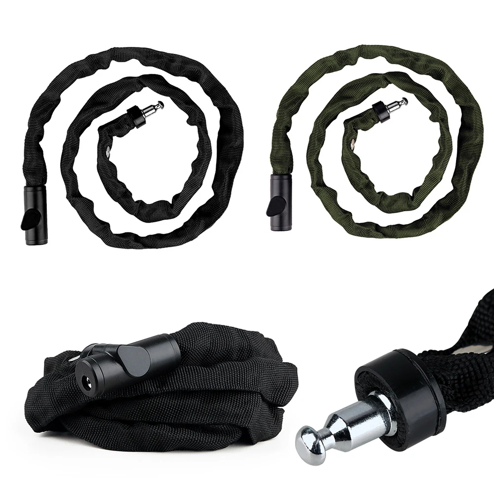 

Universal Security Anti-theft Bicycle Lock Electric Scooter Motorcycle Mountain Bike Chain Locks with Key Cycling Equipment