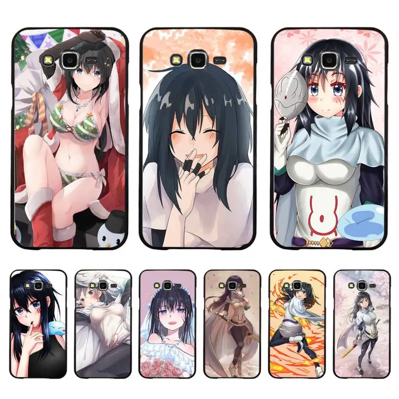 

BANDAI Tensei Shitara Slime Datta Ken Shizue Izawa Phone Case For Samsung Galaxy J4 plus J6 J5 J72016 J7prime for J7Core J6plus