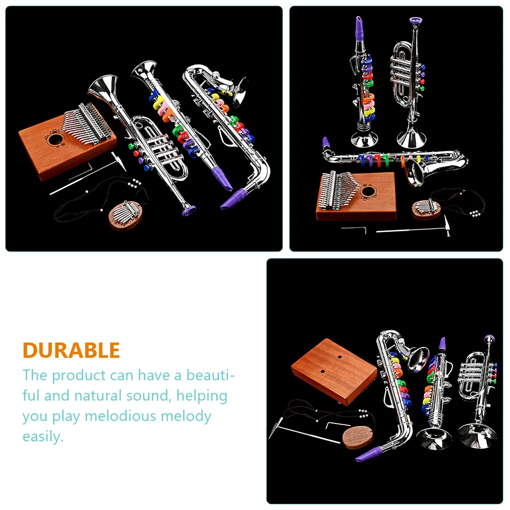 Musical Toys Kids Instruments Saxophone Trumpet Learning Pianos Thumb Wind Finger Kit Piano Clarinet Beginner Kalimbas Toddlers enlarge