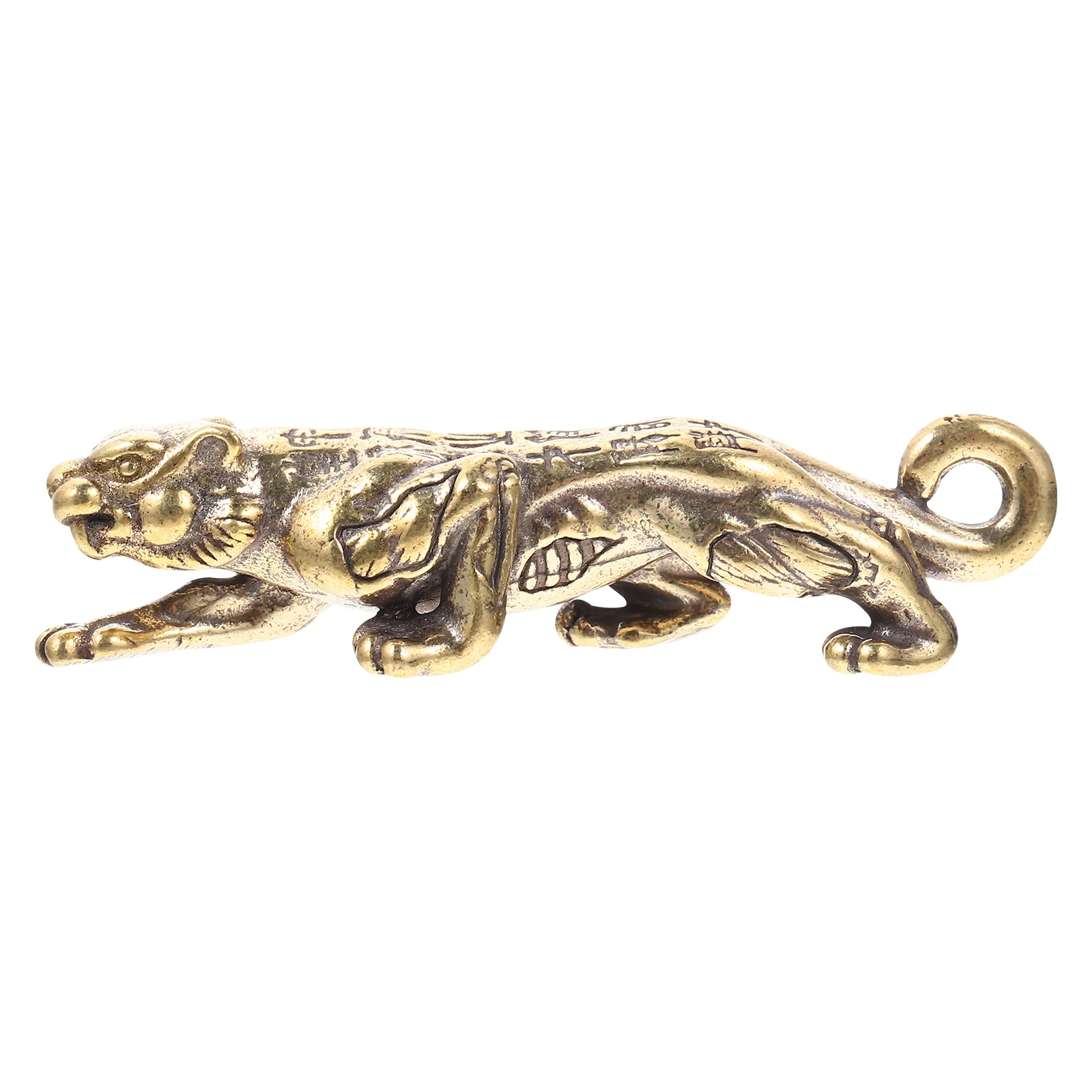 

Figurine Statue Decor Animal Chinese Zodiac Copper Wealth Year Ornament Desktop Miniature Figure Sculpture Decorations Gift
